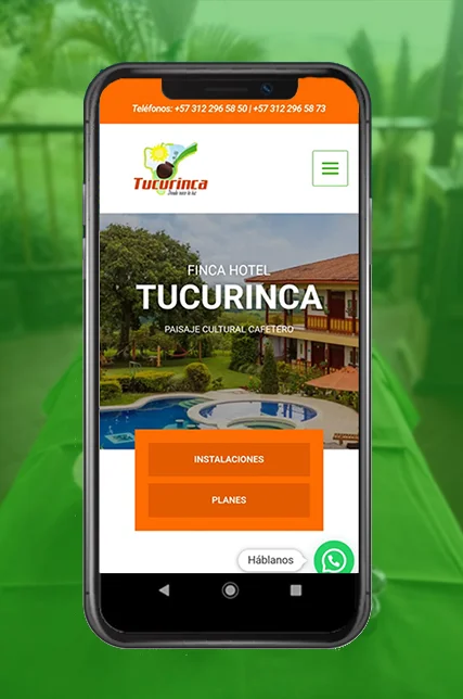 creación de pagina web para hotel en colombia